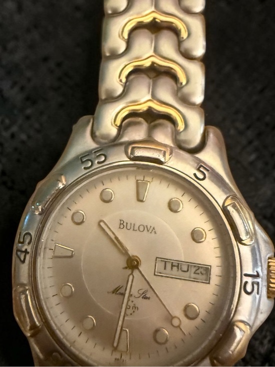 Bulova Other - Bulova marine Star T7 Men’s Two-Tone Stainless Steel Watch - Silver & Gold Quart